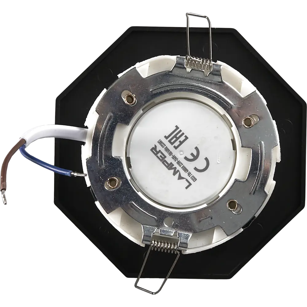 Светильник точечный встраиваемый G180 BK 90 мм, 2.5 м², цвет чёрный Ambrella light STLM-2139797 - Вид №4