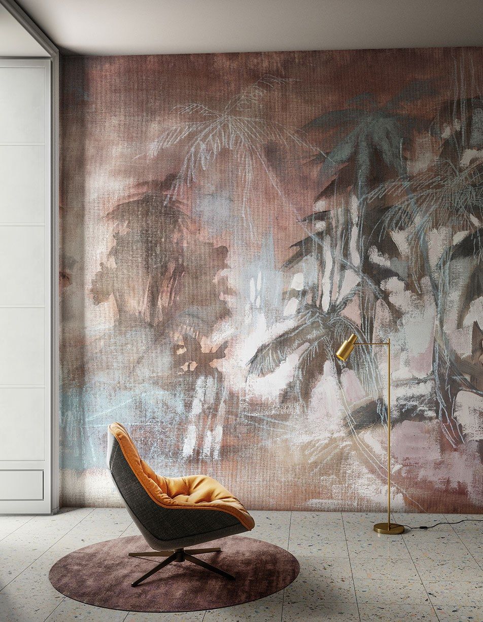 Тропические обои ПВХ бесплатно, экологически чистые, моющиеся WallPepper DEJA VU ARCH-00048640 - Вид №1