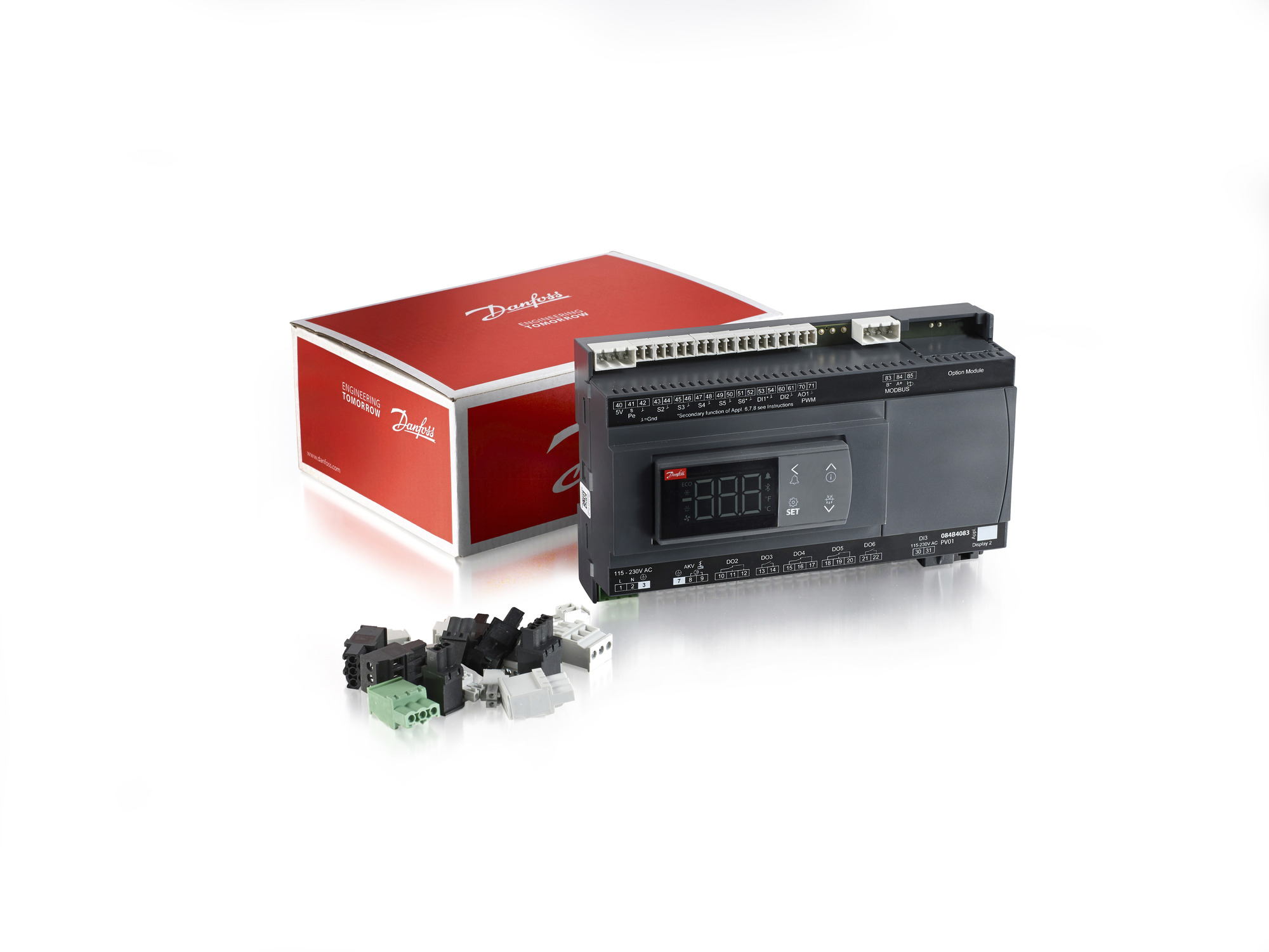Danfoss AK-CC55 AK-CC55 контроллер испарителя. 1 кл/Д/П 084B4183  - Вид №5