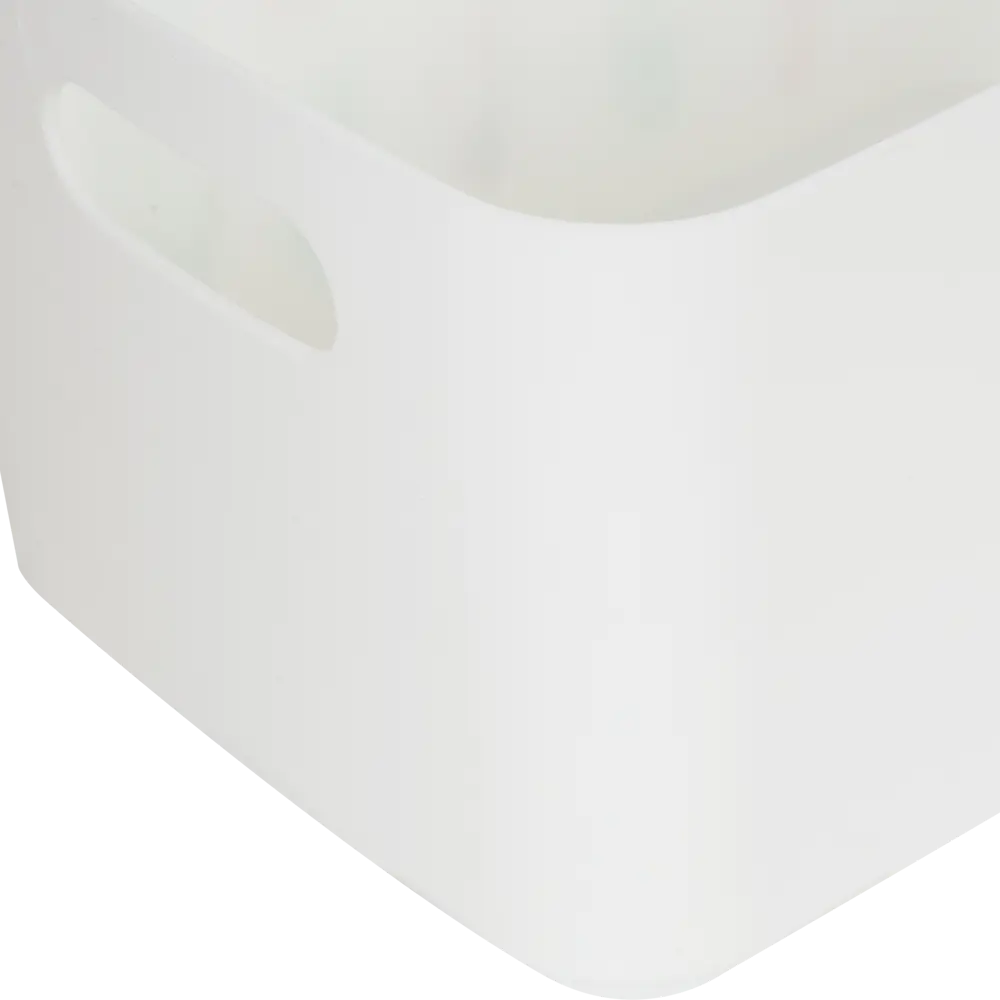 Корзина Serenity 15.7x12.1x11.5 см пластик цвет белый BEROSSI STLM-2180817 - Вид №4