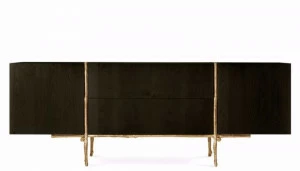 Ginger & Jagger Комод из фанерованной древесины с распашными дверцами с ящиками Earth to earth