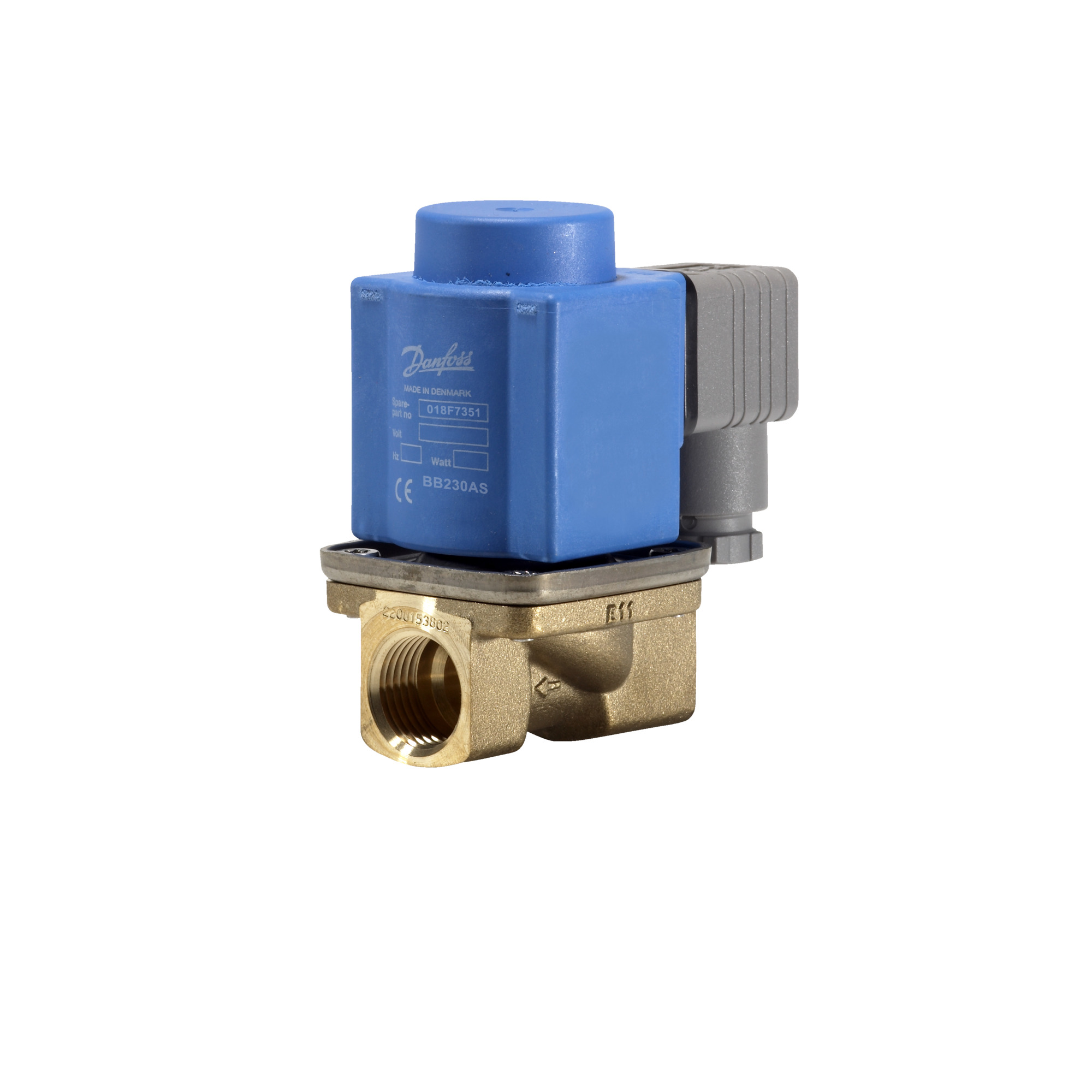 Danfoss EV220B — двухходовые электромагнитные клапаны для общей промышленности Клапан электромагнитный EV220B с кат. 032U460416  - Вид №22