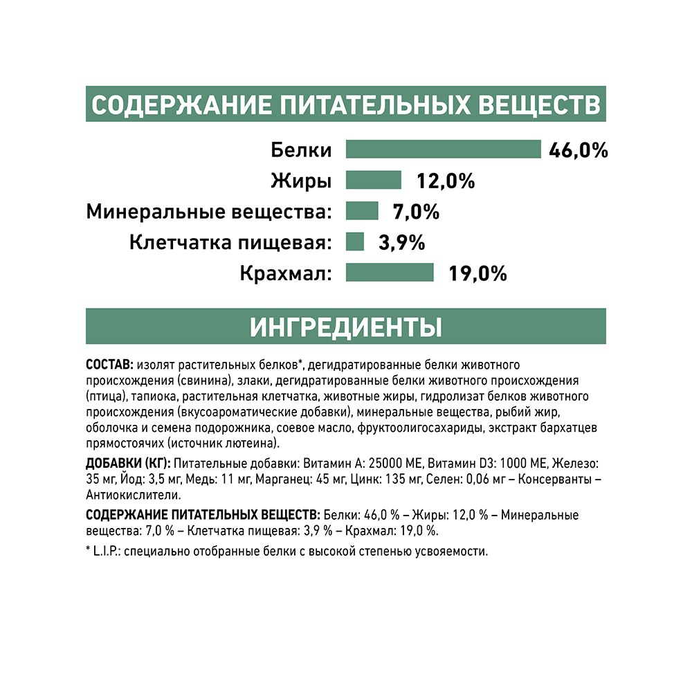 Т0023145 Корм для кошек Vet Diet Diabetic DS46 при сахарном диабете, птица сух. 400г ROYAL CANIN  - Вид №7