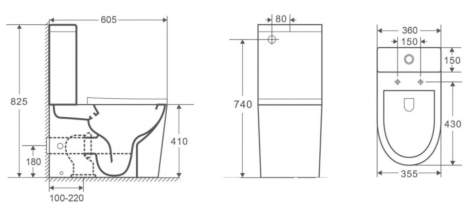 2179MB Унитаз напольный LAB.Space  - Вид №1