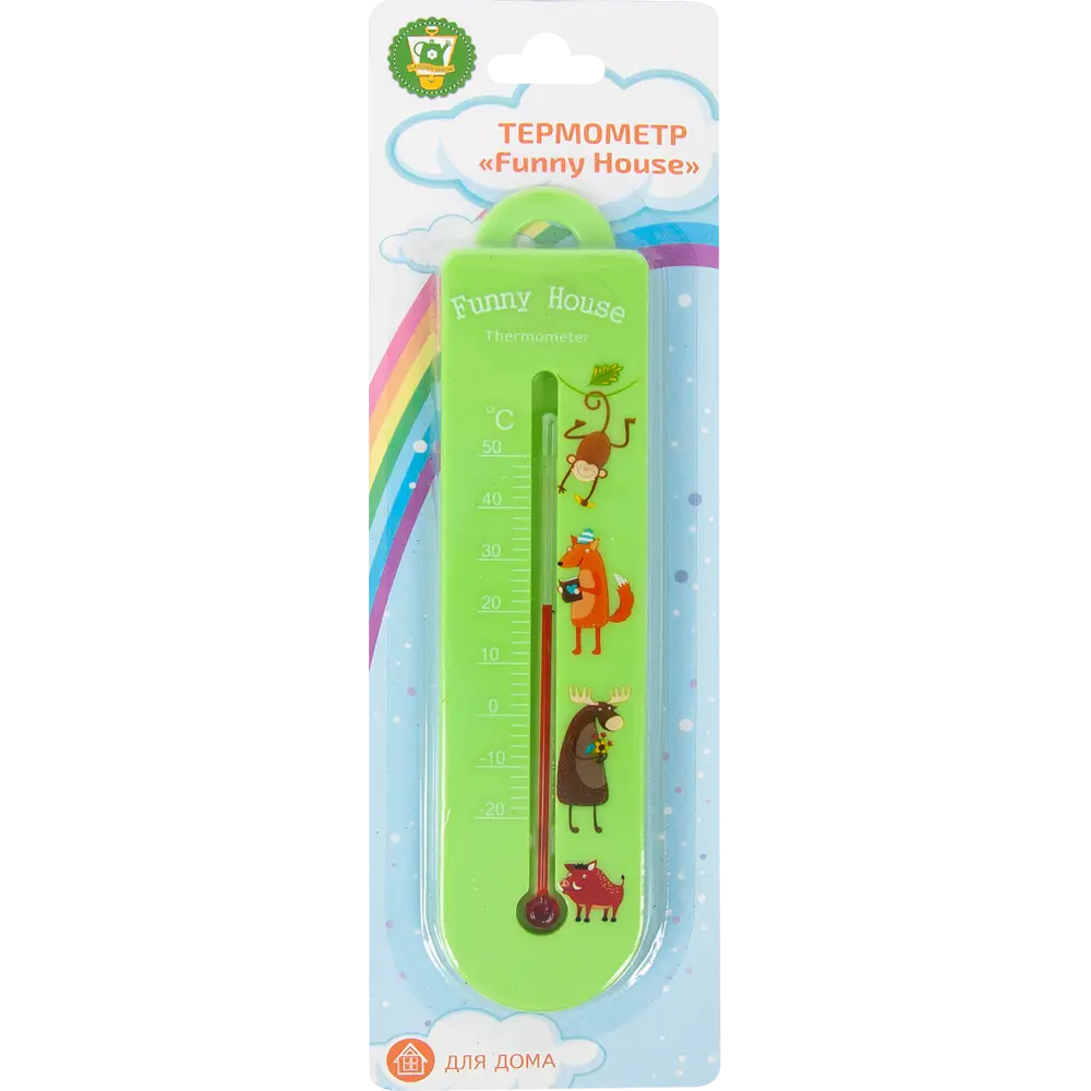 Термометр комнатный GARDEN SHOW Funny House - яркий акцент для интерьера 82873498 STLM-0965031 - Вид №2