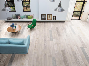 Нескользящий виниловый пол с эффектом дерева