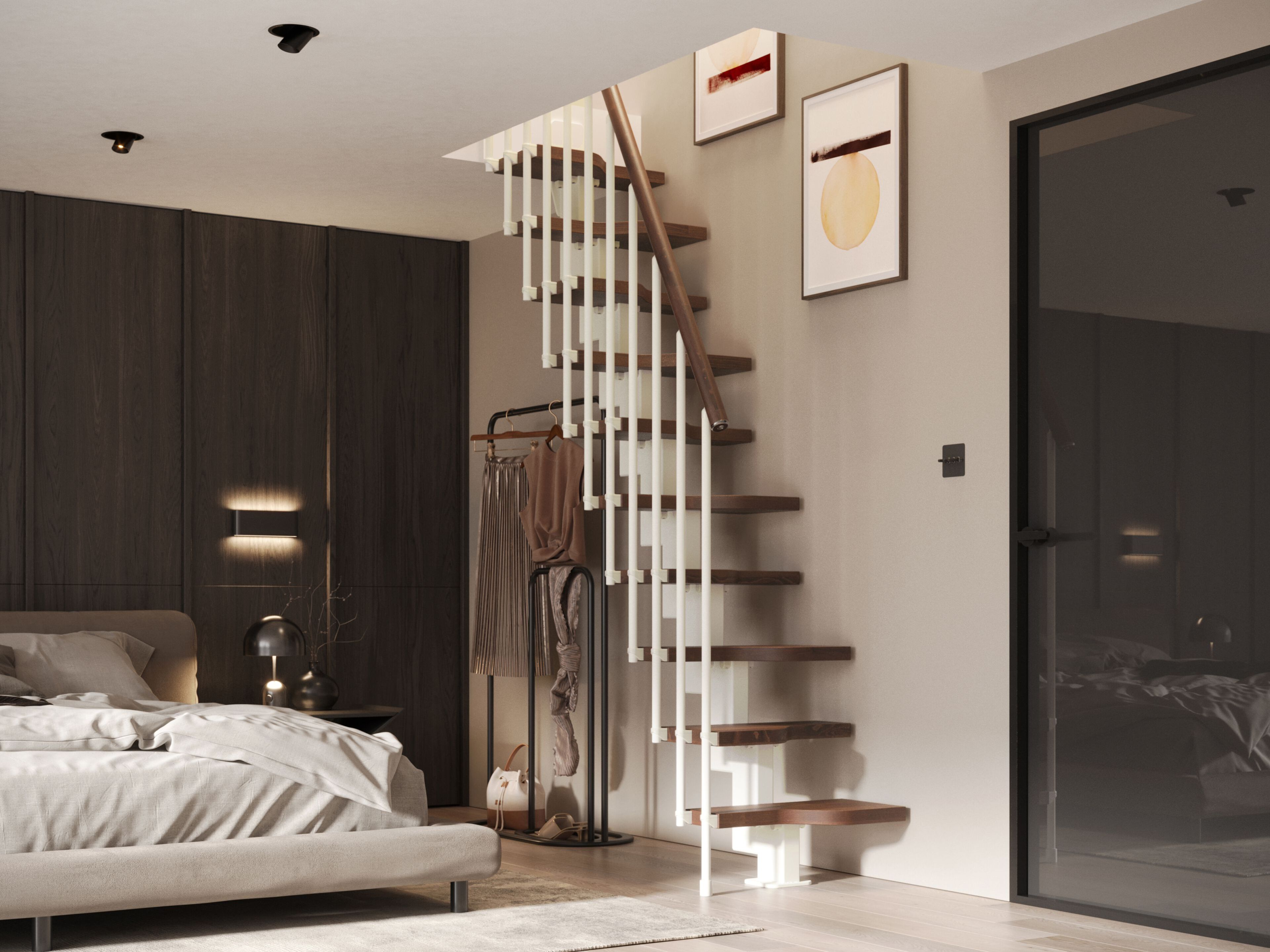 Модульная лестница из бука Scrigno SAILOR ARCH-00118796 - Вид №1