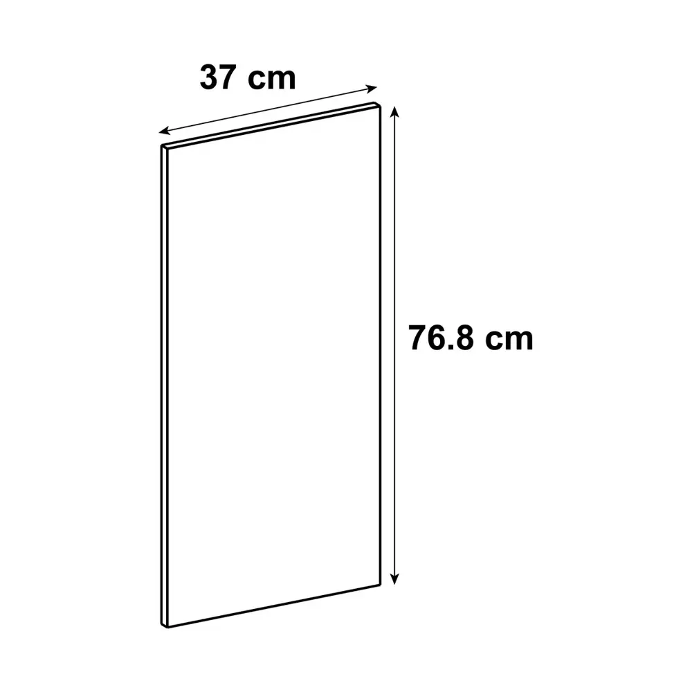 Фальшпанель для шкафа Delinia ID Руза 37x76.8 см ЛДСП цвет коричневый STLM-2059687 - Вид №7