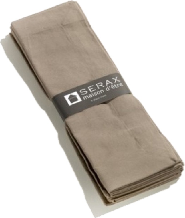 10523291 Serax Салфетка 38х50см (какао) Ткань 