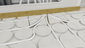 Напольная лучистая панель