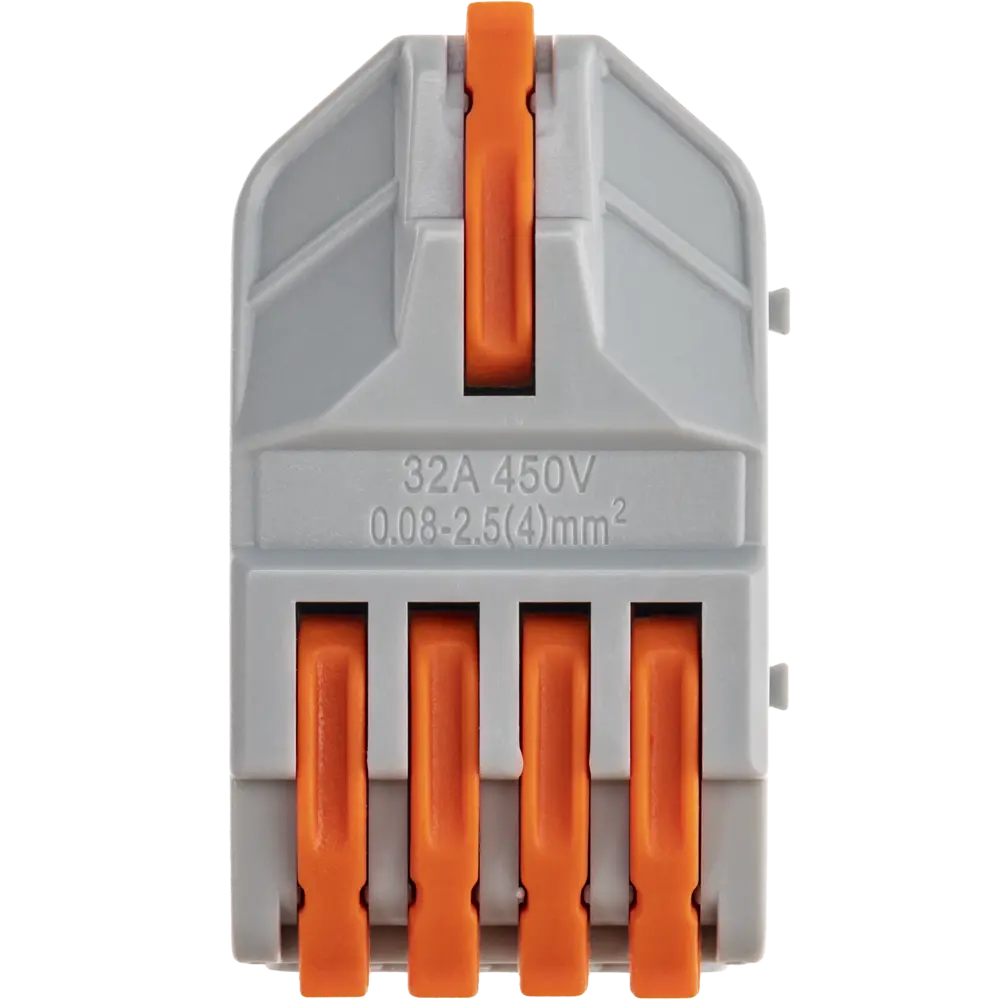 87887425 Клемма разветвительная Duwi 26666 5-проводная 4 мм 4 шт. STLM-1104310  - Вид №3