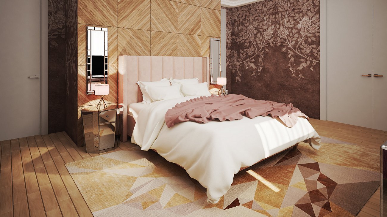 Тумбочка прикроватная зеркальная с ящиком "Мистик" GRAUM  304066 Зеркальный  - Вид №8