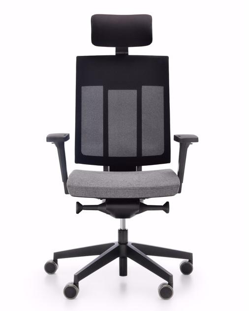 profim Кресло руководителя 5-спицевое с подголовником на колесиках Xenon net sun-id-1457779 - Вид №2