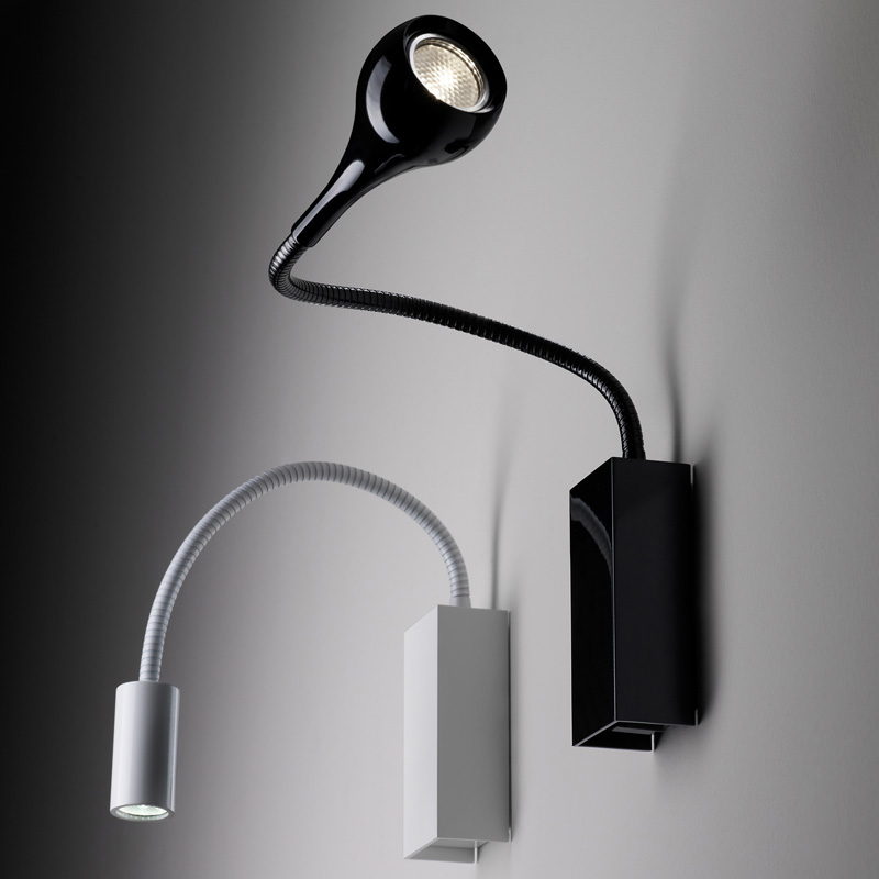 Светильник настенный черный Fabbian D75D0102 FABBIAN  00-3882509 Черный  - Вид №1