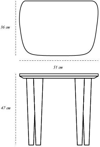 Scarlet Splendour Лакированный табурет Vanilla noir sun-id-1420805 - Вид №3