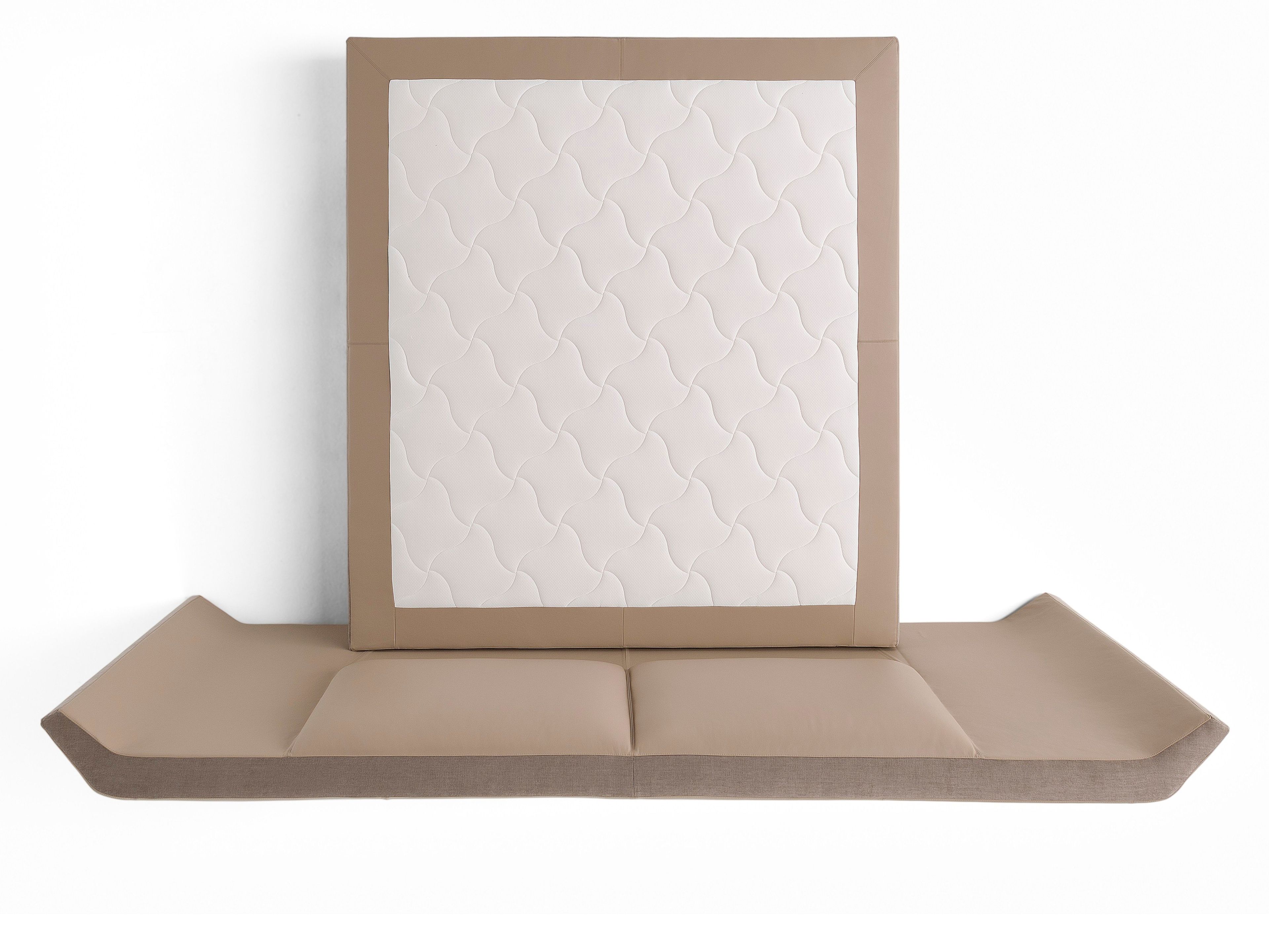 Кожаная двуспальная кровать с высоким изголовьем Amura Panis ARCH-00088670 - Вид №4