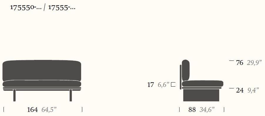 Kettal Садовый диван из модульной ткани Mesh #17525 - Вид №4