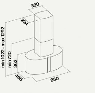 Falmec Настенная вытяжка из стекла и стали со встроенной подсветкой Mirabilia sun-id-1475588 - Вид №4