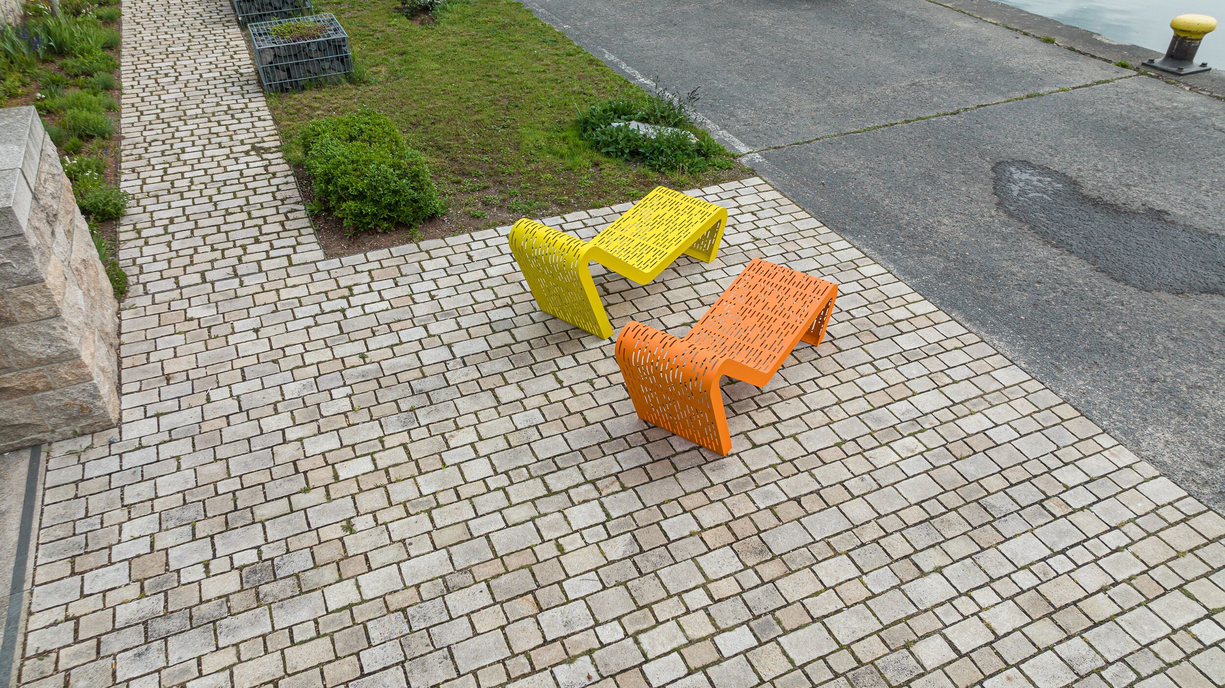 Наружное сиденье из нержавеющей стали BENKERT BANKE Chalidor ARCH-00119390 - Вид №4