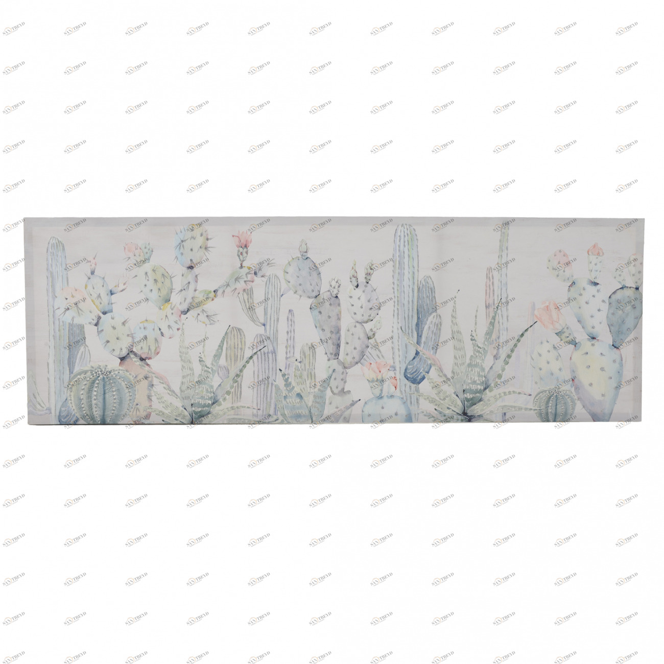 Картина на холсте 150х50 см "Кактусы" TO4ROOMS  213269 Серый 