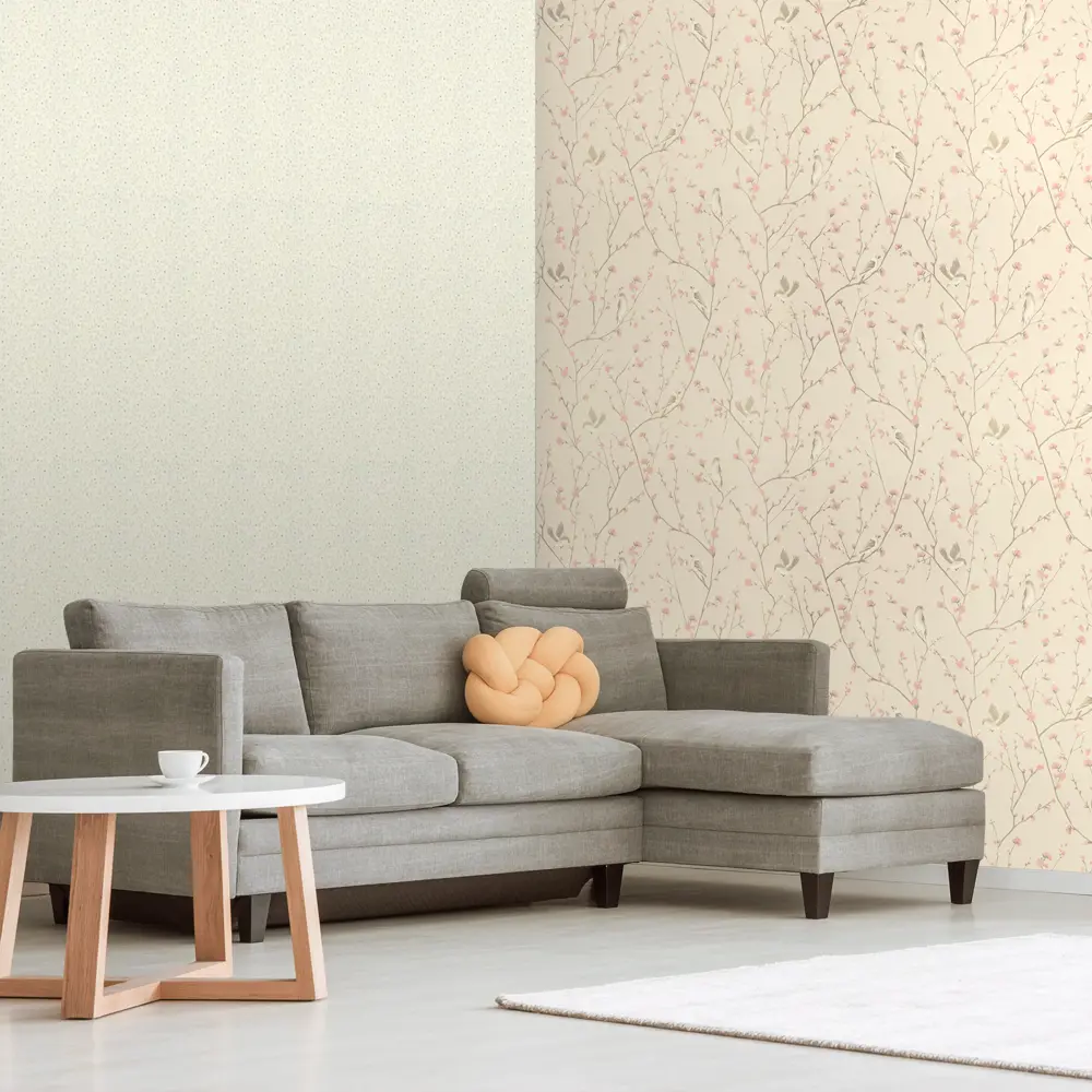 Обои флизелиновые Deco-Deco Julie бежевые 1.06 м DD6033-01 85354472 STLM-2139994 - Вид №3