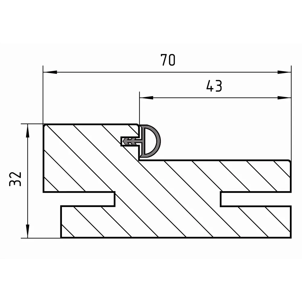 Дверная коробка ARTENS Брио - элегантное решение для интерьера 83851354 STLM-0044990 - Вид №3