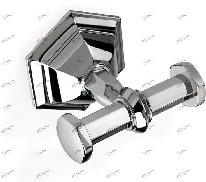 Stilhaus Двойной крючок для халатов из хромированной латуни Marte Ma13 Stil Haus