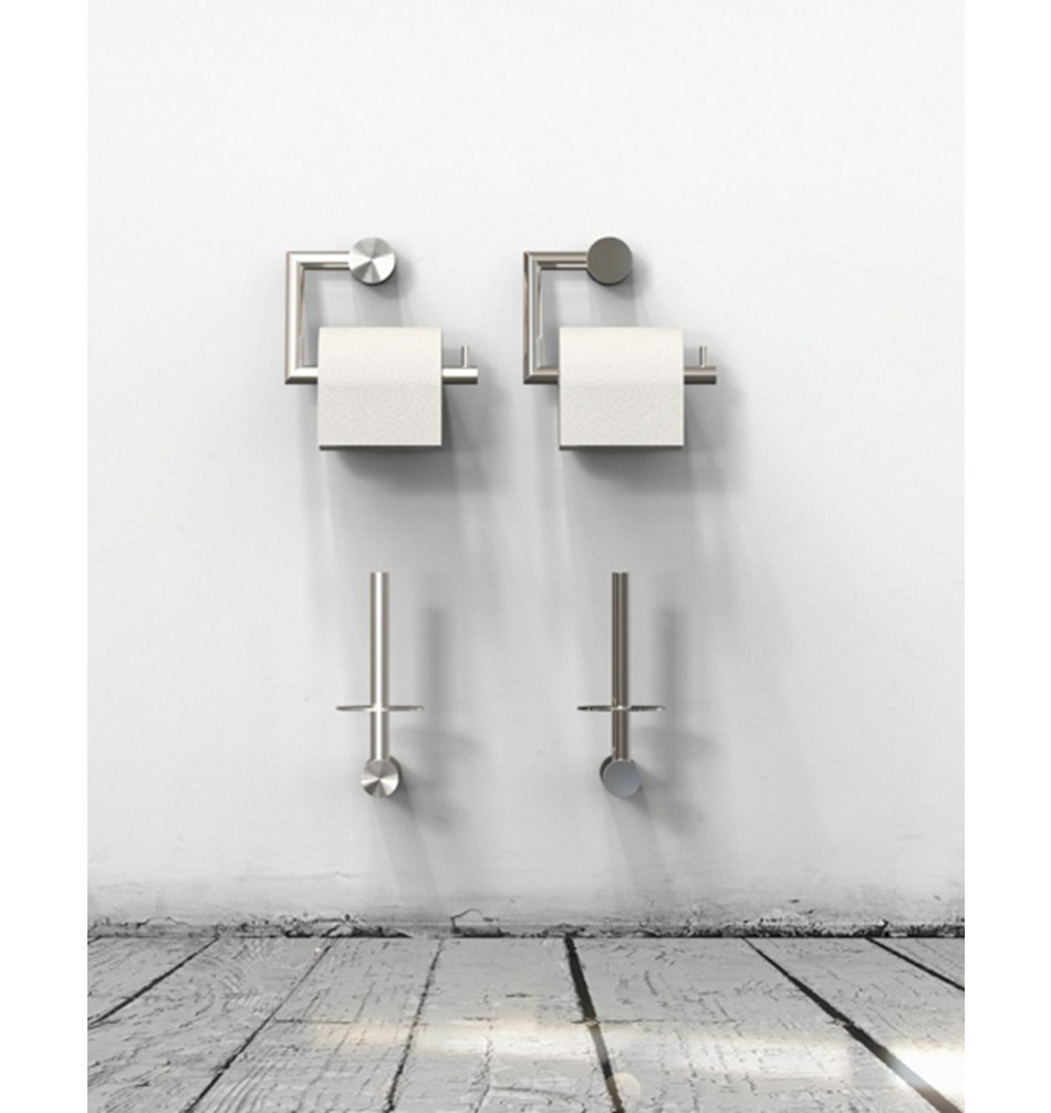 FROST Держатель туалетной бумаги 1 » полированный Нержавеющая сталь Полированный O1909  - Вид №1