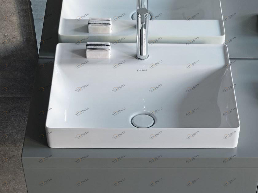 Встроенная раковина под столешницу овальная Duravit DuraSquare sun-id-1372873