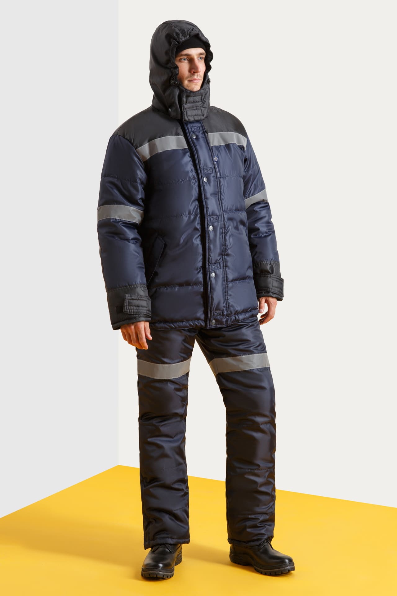 64933 Куртка  утепленная ткань "Оксфорд" с СВП (СОП) VeyGar  Зимняя спецодежда Santreyd  - Вид №12