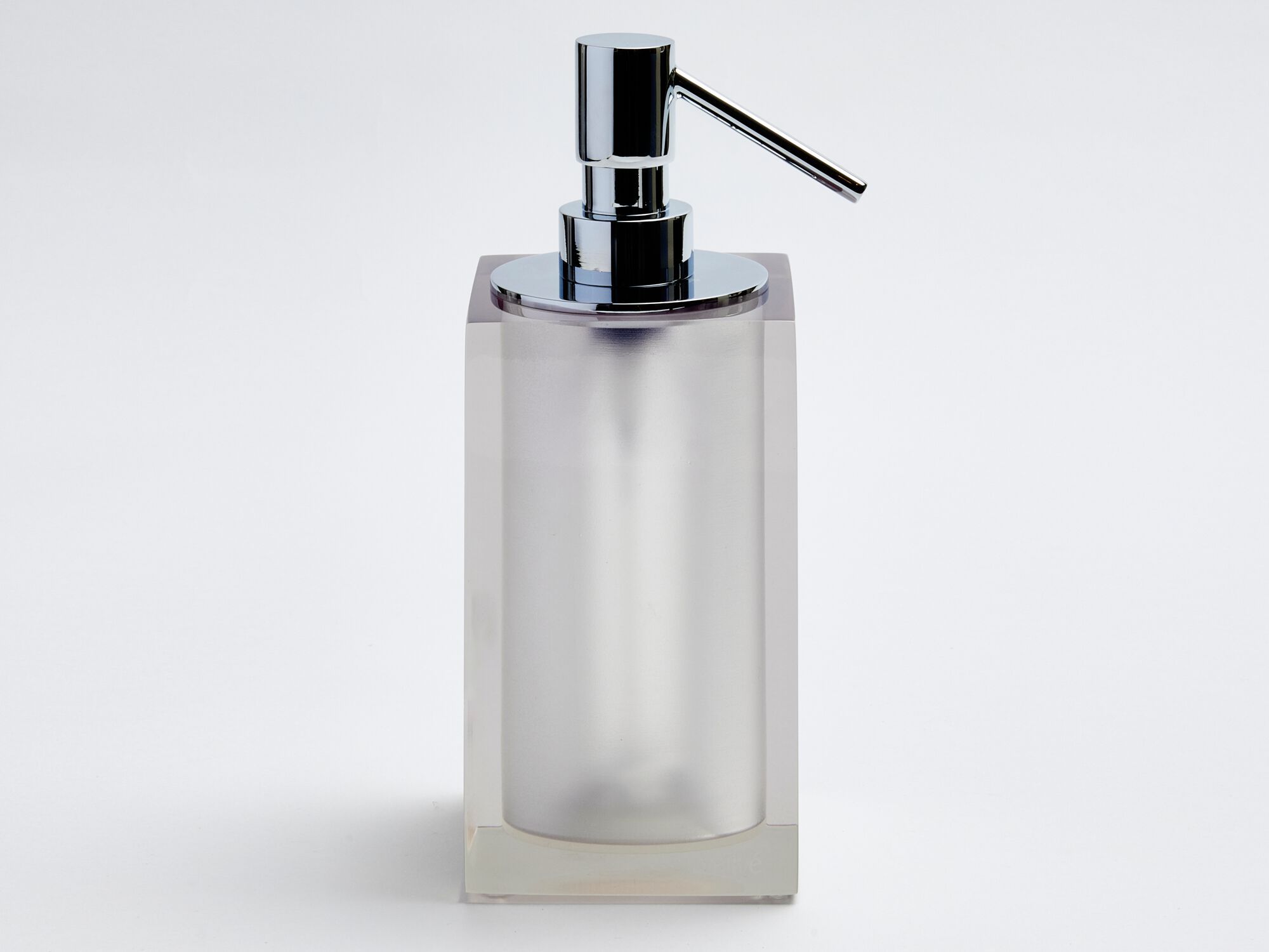 Диспенсер для мыла из смолы Vallvé ГЛЯНЦЕВЫЙ СВЕТЛО-СЕРЕБРИСТЫЙ ARCH-00111256