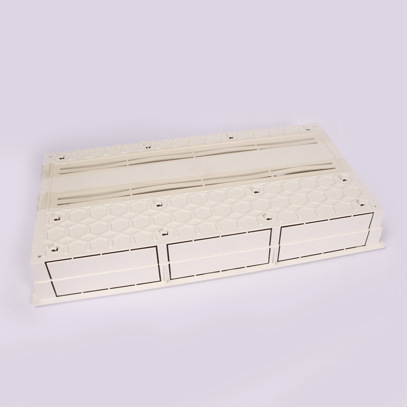 Шкаф коллекторный пластиковый встраиваемый EMMETI 610х310х90 01302110 - Вид №3