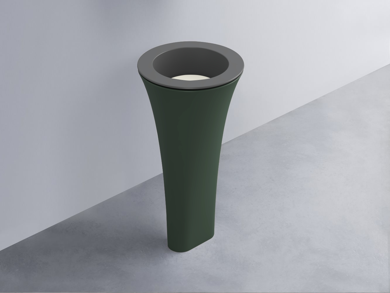 AMLA45-CM+AMPILT-TL+AMCOLT-MU Раковина Amedeo Tondo отдельностоящая cielo Enjoy + Amedeo Ceramica Cielo