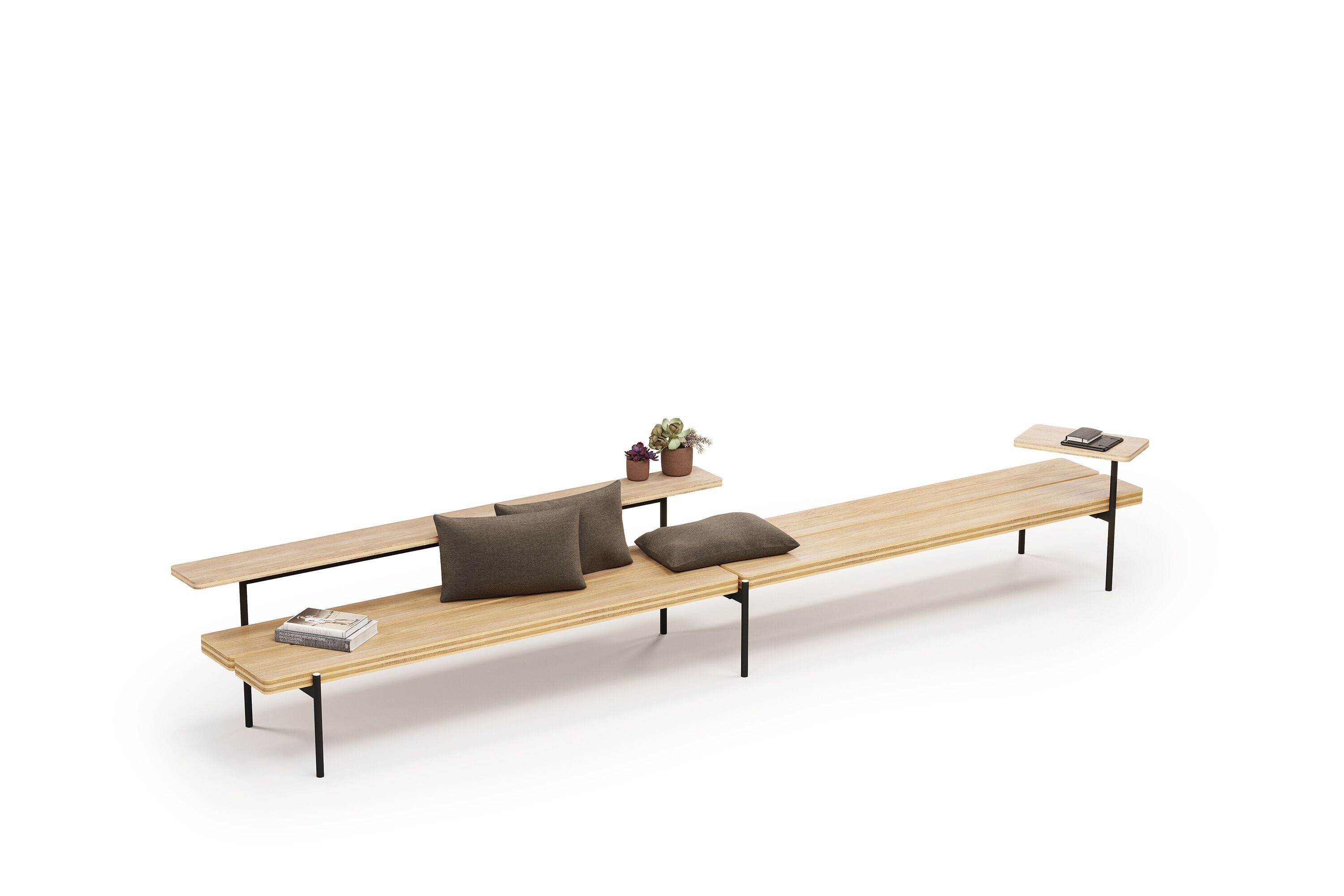 Модульная скамья из фанеры Established&Sons остров ARCH-00140300 - Вид №2