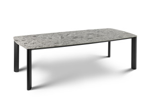 Керамический прямоугольный садовый стол