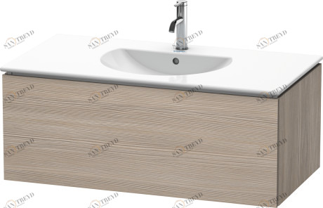 LC616303131 Тумбочка подвесная L-Cube #LC6163 1020 x 534 мм Сосна серебристая, декор Duravit