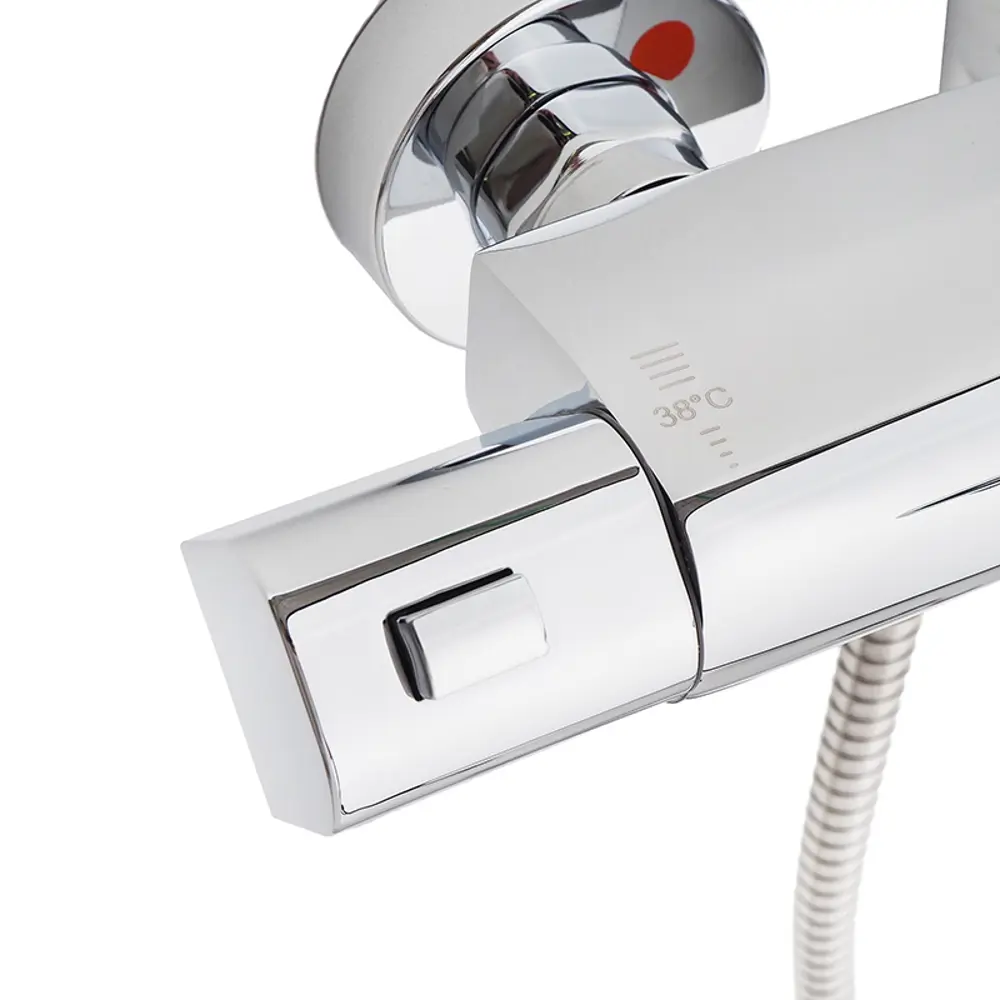 Смеситель термостатический Iddis Uniterm UNISB02i74WA с изливом цвет хром STLM-2193524 - Вид №5