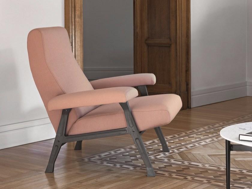 arflex Кресло с обивкой из ткани с подлокотниками Hall sun-id-1397682 - Вид №3