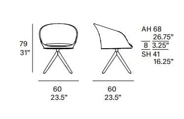Садовый стул на тканевом насесте EXPORMIM ARCH-00036125 - Вид №5