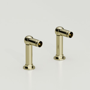 739691 Ножки для смесителя 10 см для монтажа к борту ванны, цвет Золотистый Kerasan RETRO Италия