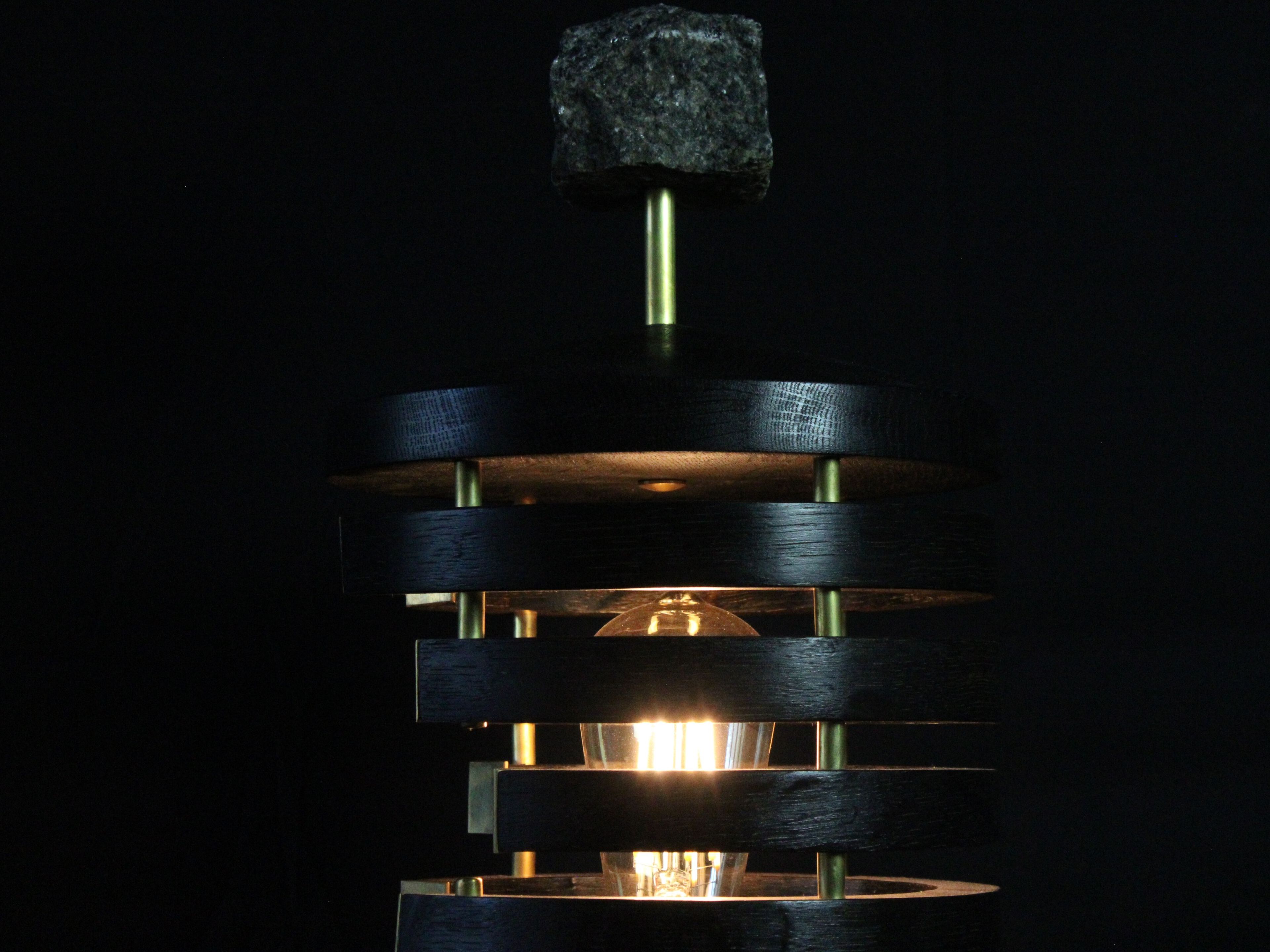 Деревянная настольная лампа LO Contemporary OBÄKE LIGHTING ARCH-00035503 - Вид №7