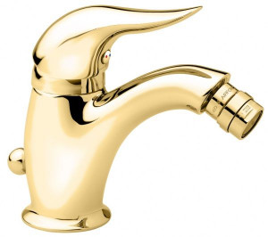 44004OR Смеситель Duka с донным клапаном для биде, цвет золото