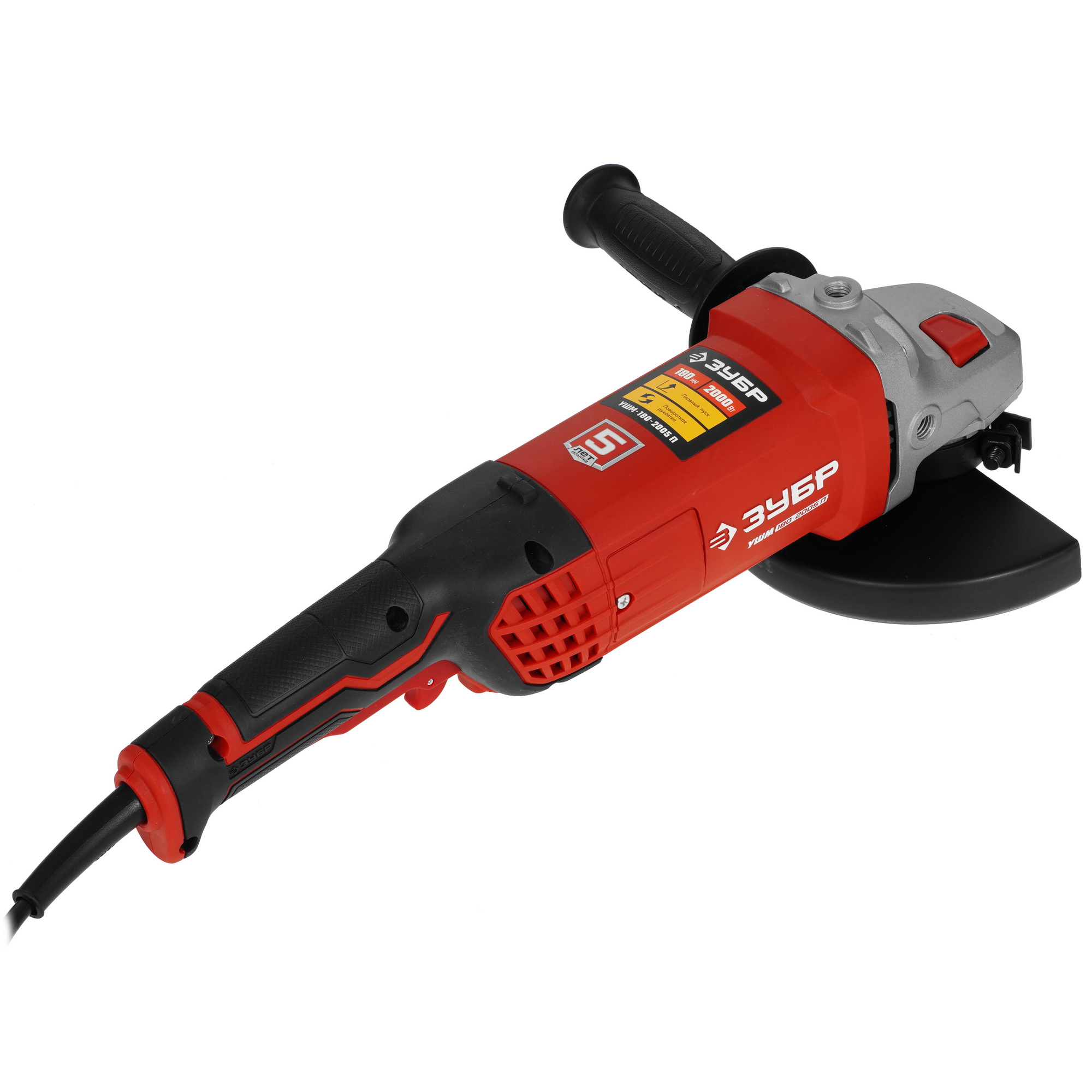 Углошлифовальная машина (УШМ) Зубр УШМ-180-2005 П 9963646 STDN-0108302 - Вид №1