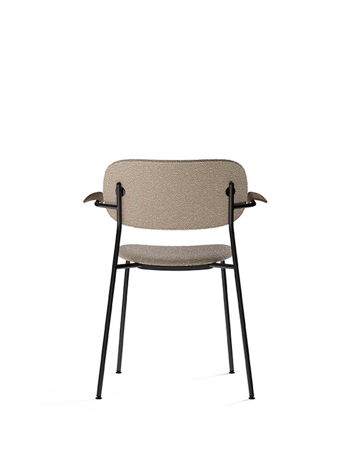 1115004-001H00ZZ MENU Обеденный стул, полностью обитый, с подлокотником, черный Черный дуб | Дакар - 0842  - Вид №12