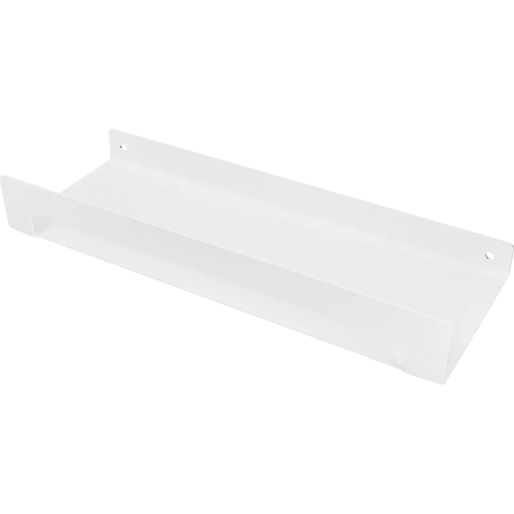 Полка для ванной c бортом 35x5x12 см сталь цвет белый 89363990 STLM-2094708 Santreyd Ferro