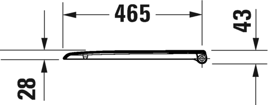 0062090096 Крышка сиденье для унитаза Duravit D-Code - Вид №3