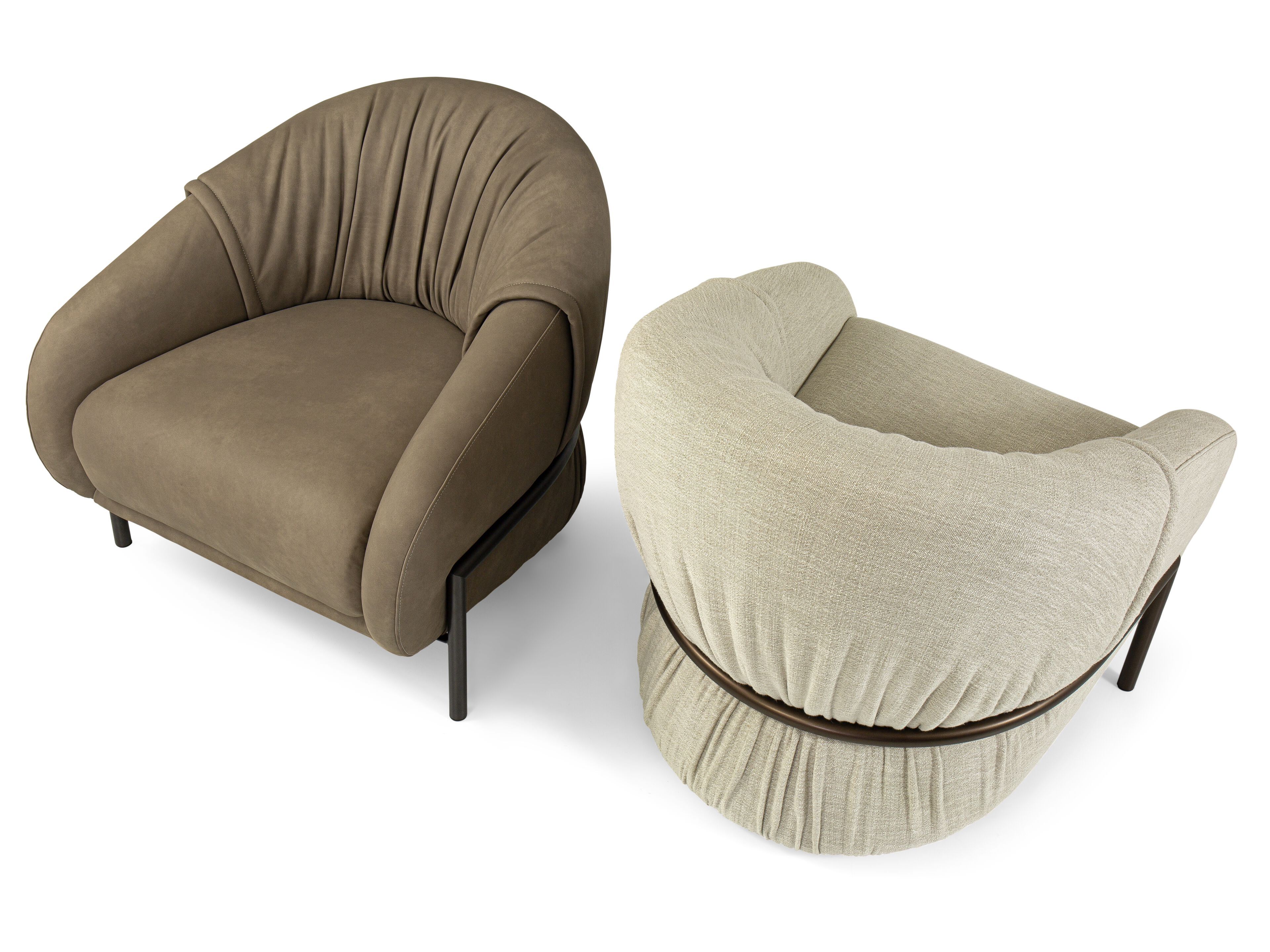 Тканевое кресло с подлокотниками Borzalino SIDNEY ARCH-00010232 - Вид №5