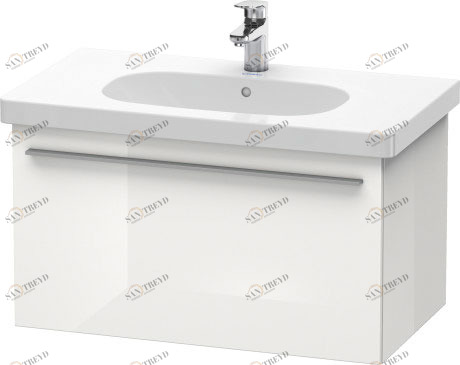 XL604808585 X-Large Тумбочка подвесная Белый глянцевый лак Duravit