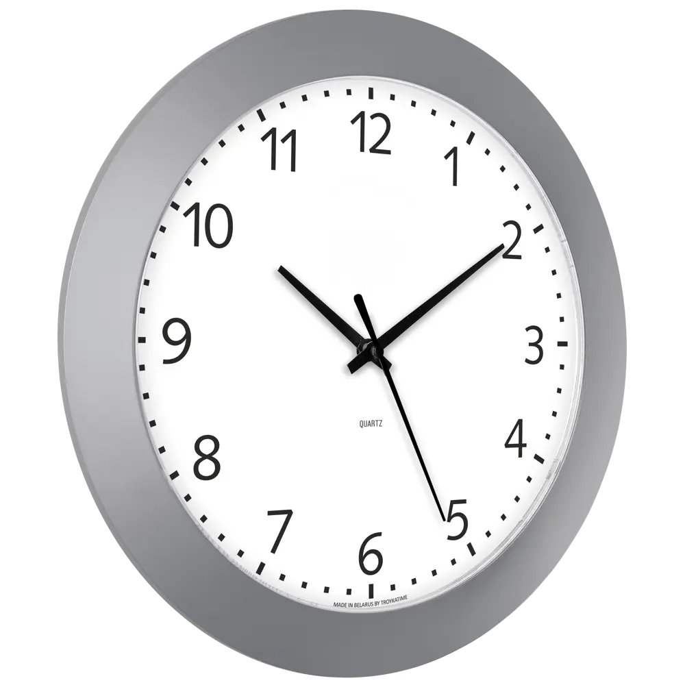 Настенные часы Troykatime Modern Circle в сером цвете 89373427 STLM-1570781 - Вид №2
