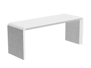 Бетонный прямоугольный стол для общественных мест